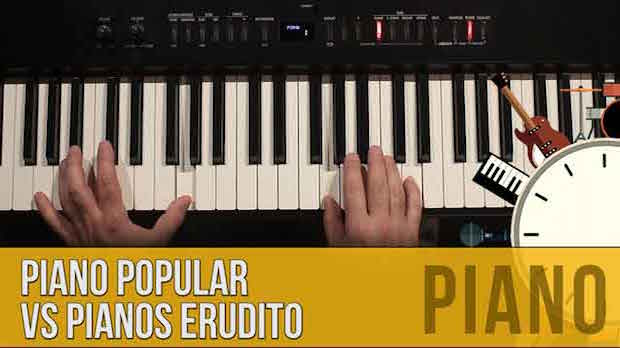 Piano Popular vs Piano Erudito