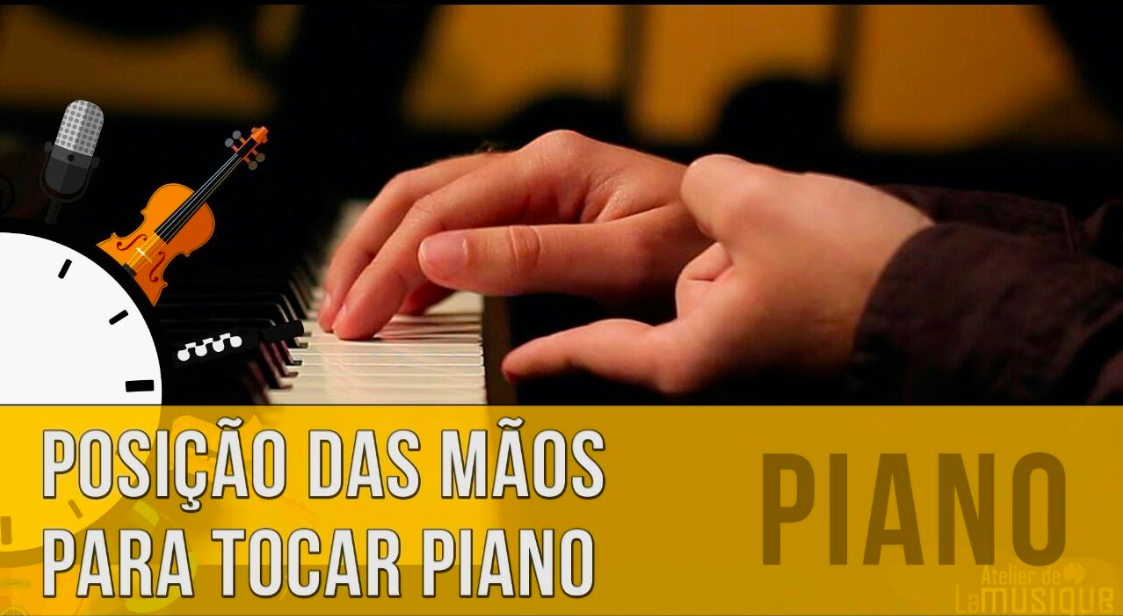 Você sabe qual é a posição correta das mãos para tocar piano?